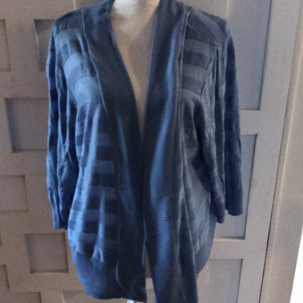 Faded Glory Blue Women’s Cardigan Size 2X